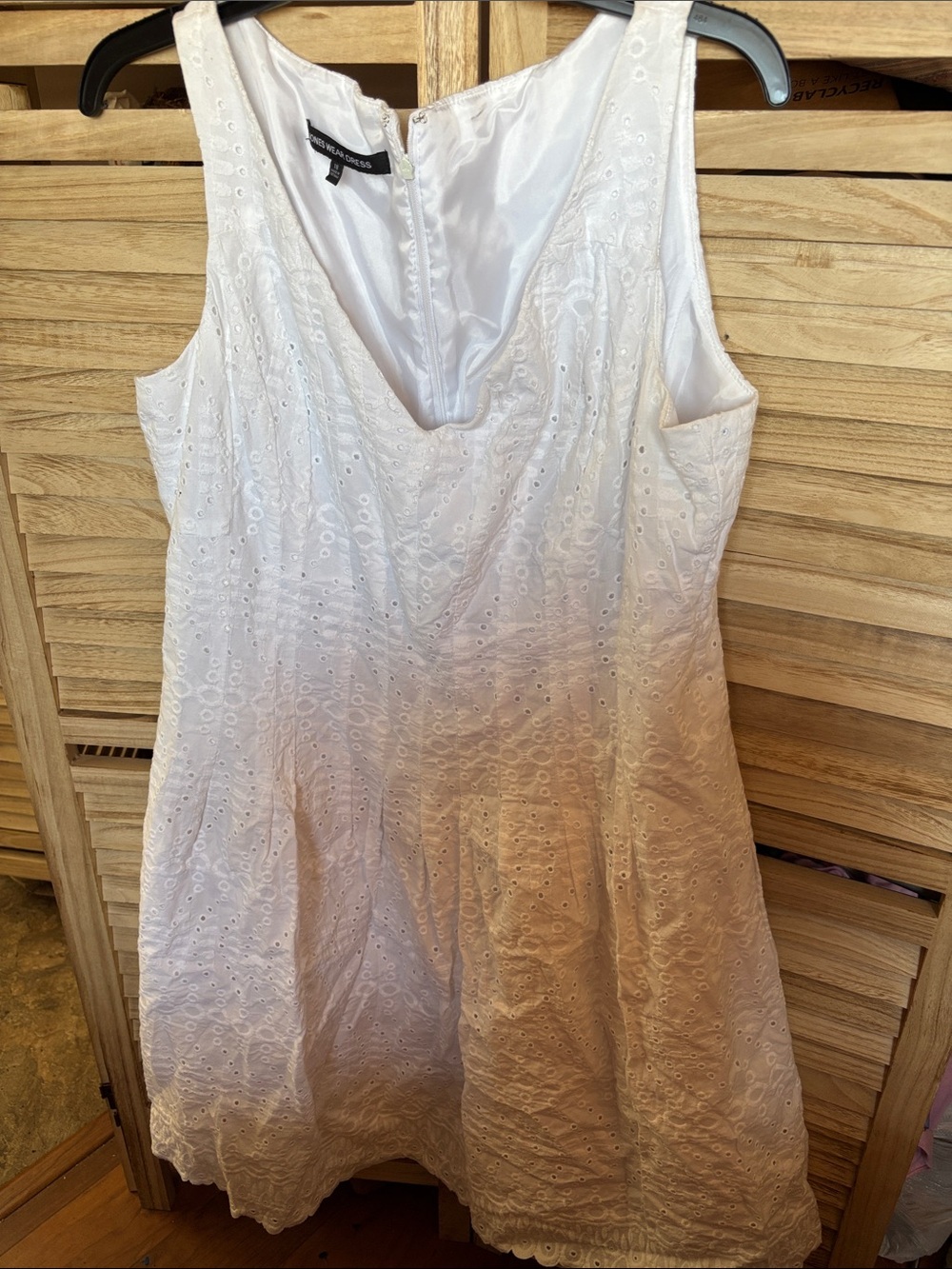 Jones Wear White Eyelet Sundress 18